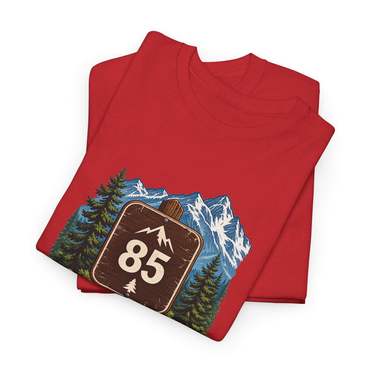 85th Birthday Shirt – Mountain Route 85 Outdoor Tee | Gift  Product Description