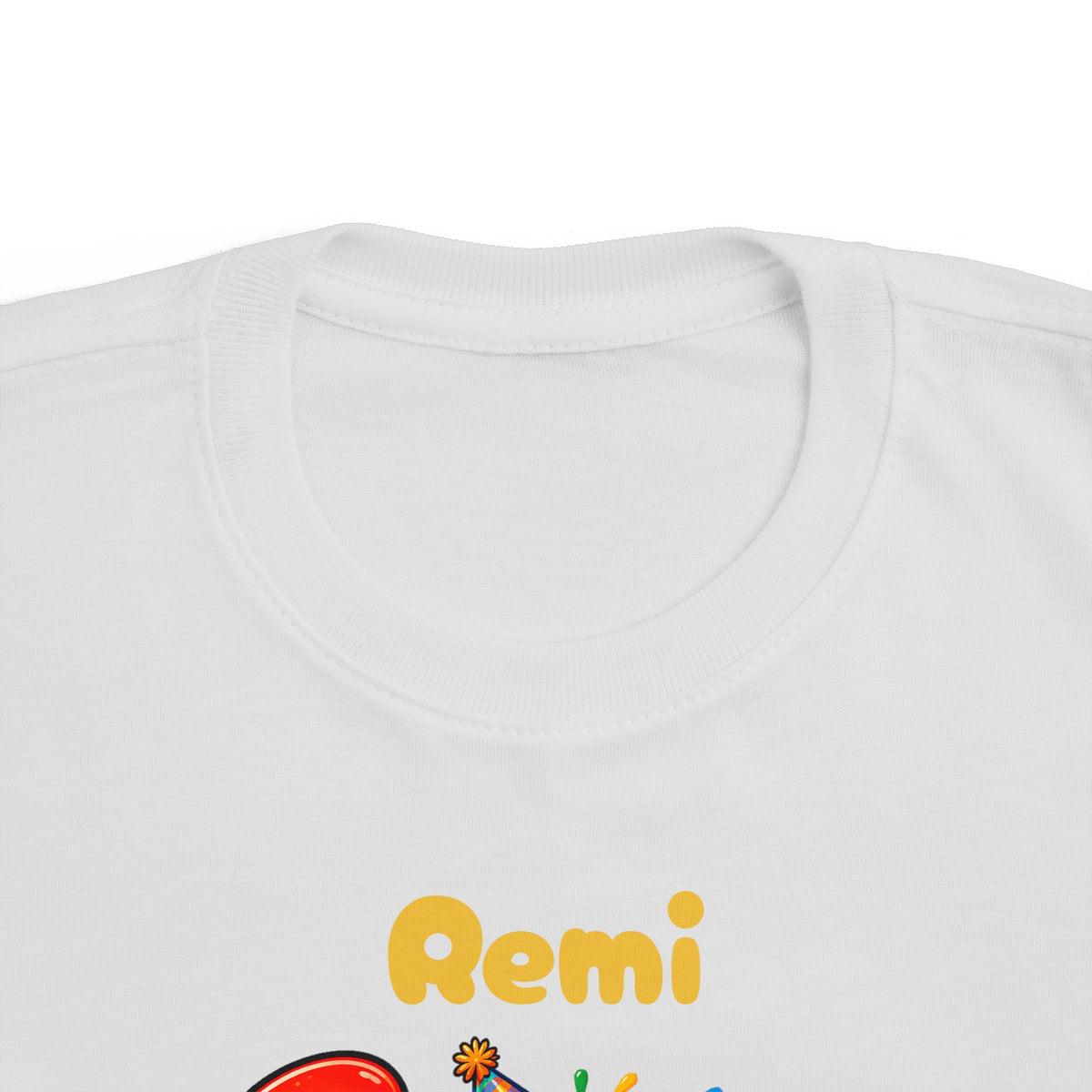 3rd Birthday Toddler Shirt – Remi 3 Rex Dinosaur Tee | Personalized