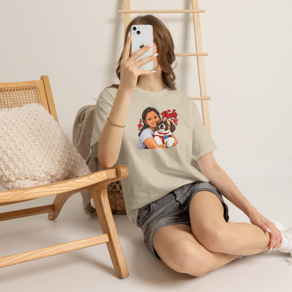 Personalized Dog Memorial Shirt - Custom Pet Photo & Name Tee | Pet Tribute Gift
