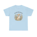 Dog Mom Tee — "Dog Mom Doing Her Best" Floral Labrador Shirt