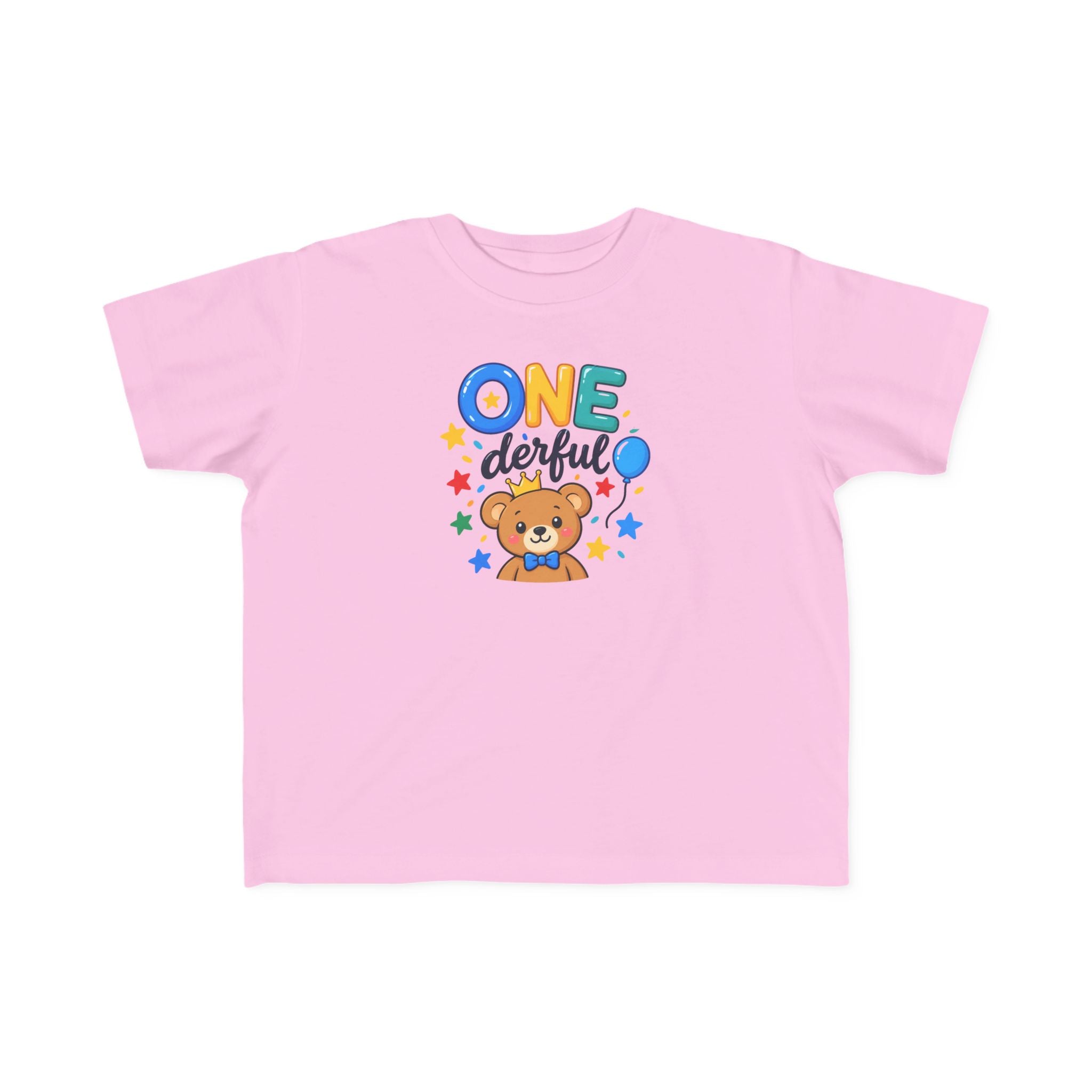 1st Birthday Toddler Shirt – ONE-derful Bear Tee | Personalized