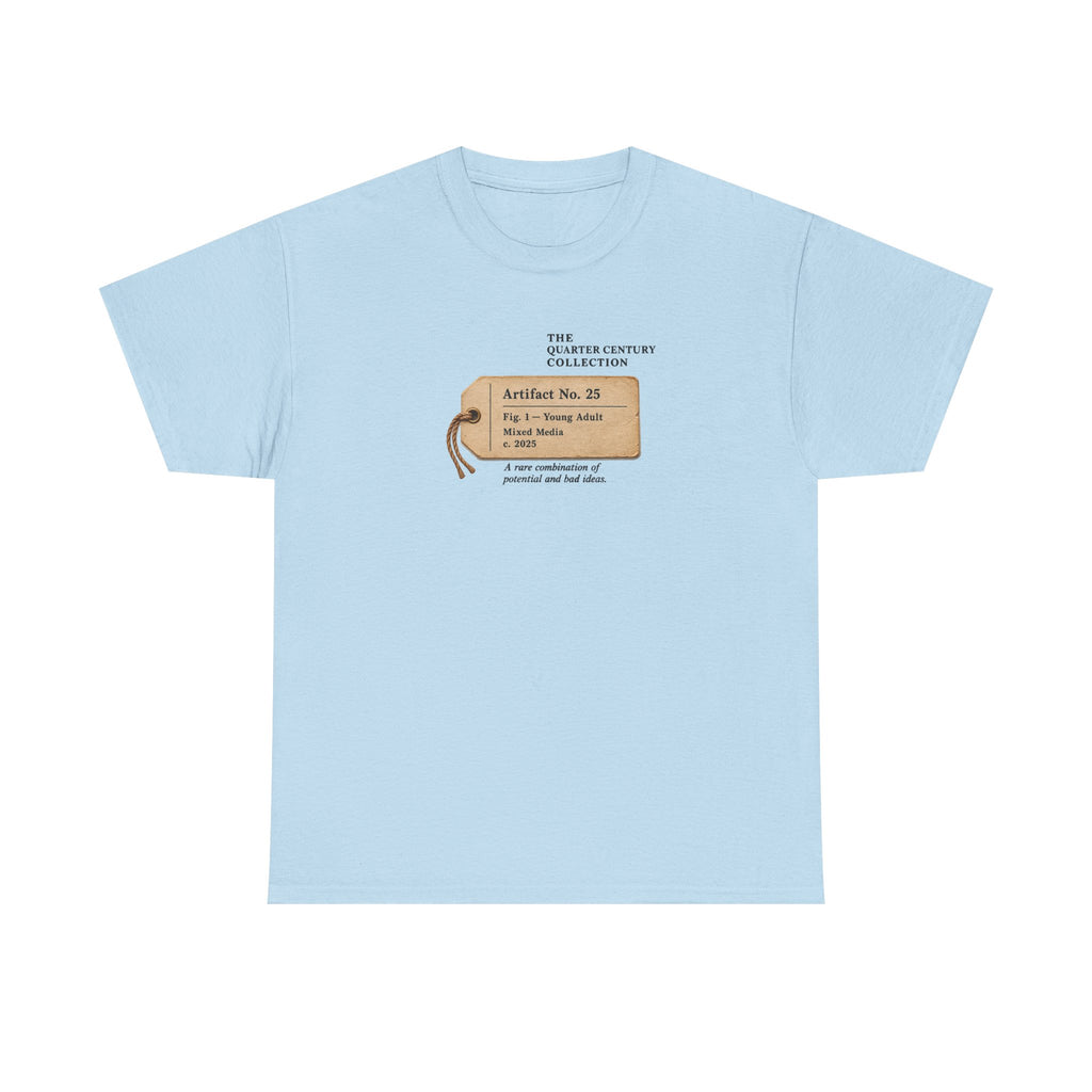 25th Birthday Shirt – Vintage Artifact No. 25 Tee | Birthday Gift