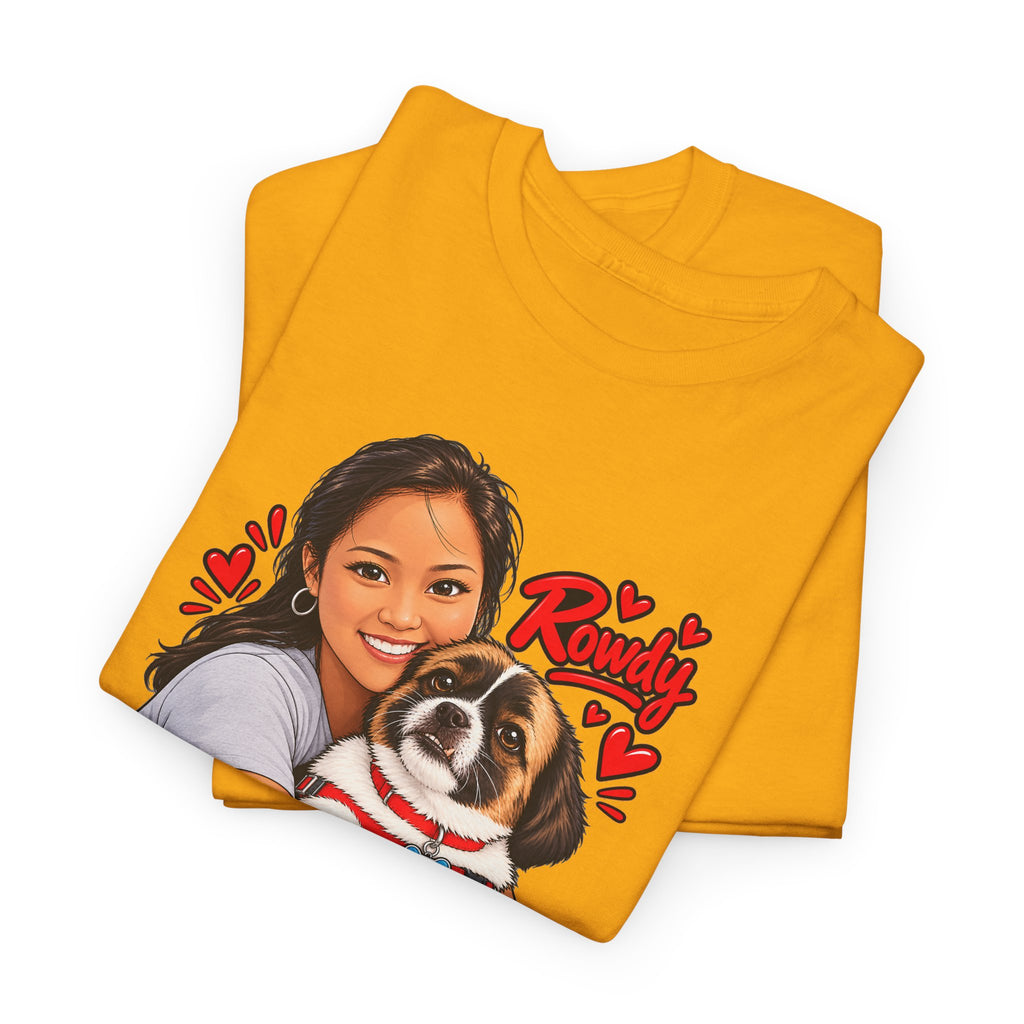 Personalized Dog Memorial Shirt - Custom Pet Photo & Name Tee | Pet Tribute Gift