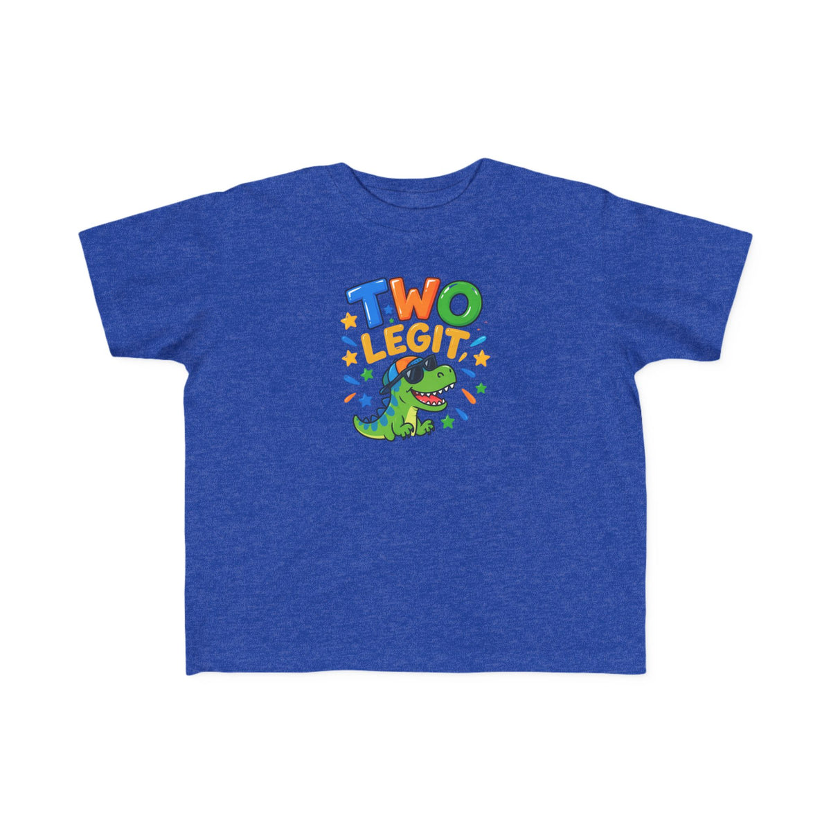2nd Birthday Toddler Shirt – TWO LEGIT Dino Tee | Personalized