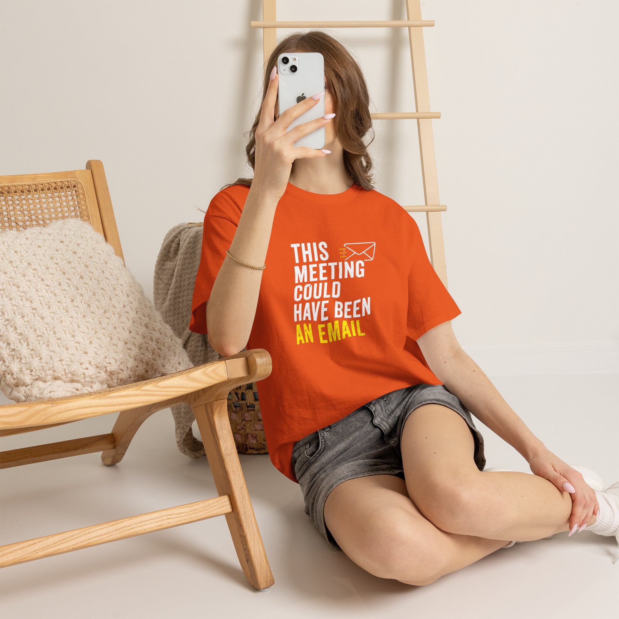 This Meeting Could Have Been an Email T-Shirt | Funny Office Shirt for Coworkers & Remote Workers