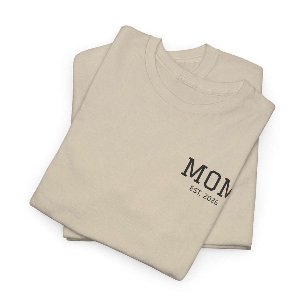 Mom Logo T-Shirt — Personalized Name Graphic Tee