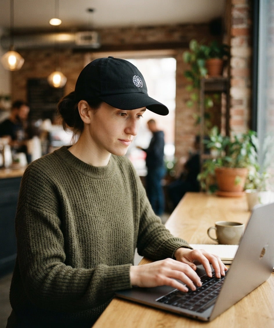 RAIA AI Assistant Hat | Reunify AI Developer Cap | Open Source Programmer Hat | Dark Edition