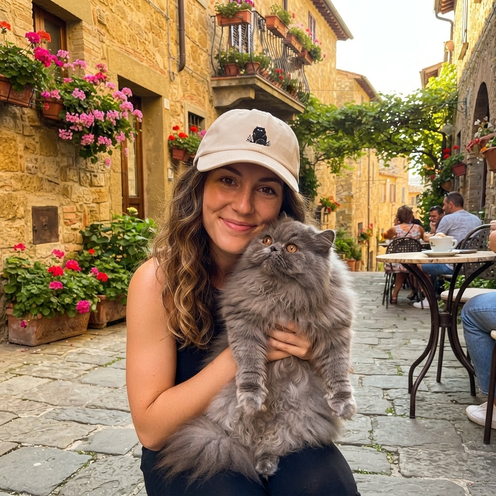 Persian Cat Dad Hat – Embroidered Cat Cap | Persian Cat Lover Gift