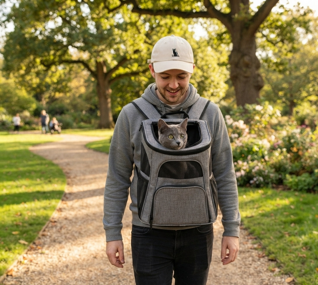 Russian Blue Cat Dad Hat – Embroidered Cat Cap | Russian Blue Lover Gift