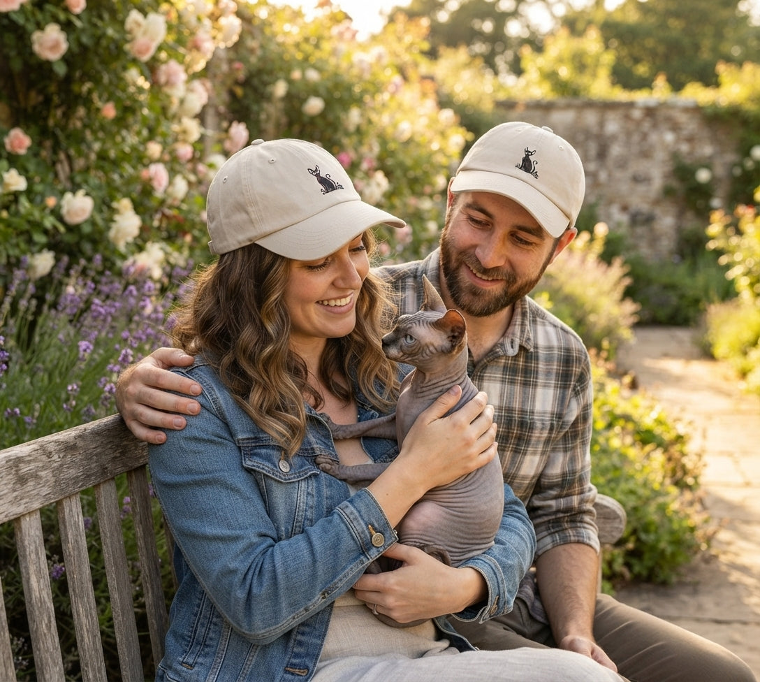 Sphynx Cat Dad Hat – Embroidered Cat Cap | Sphynx Cat Lover Gift