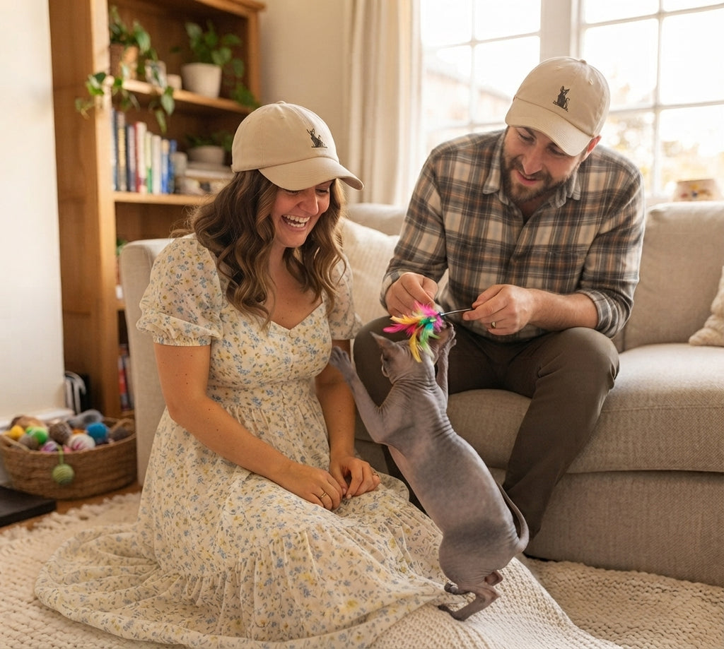 Sphynx Cat Dad Hat – Embroidered Cat Cap | Sphynx Cat Lover Gift