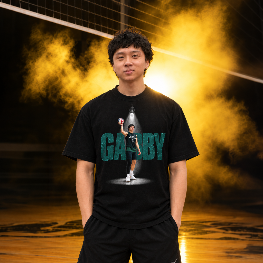 Custom Volleyball Shirt for Teens – Personalized Player Name Tee | Volleyball Gift