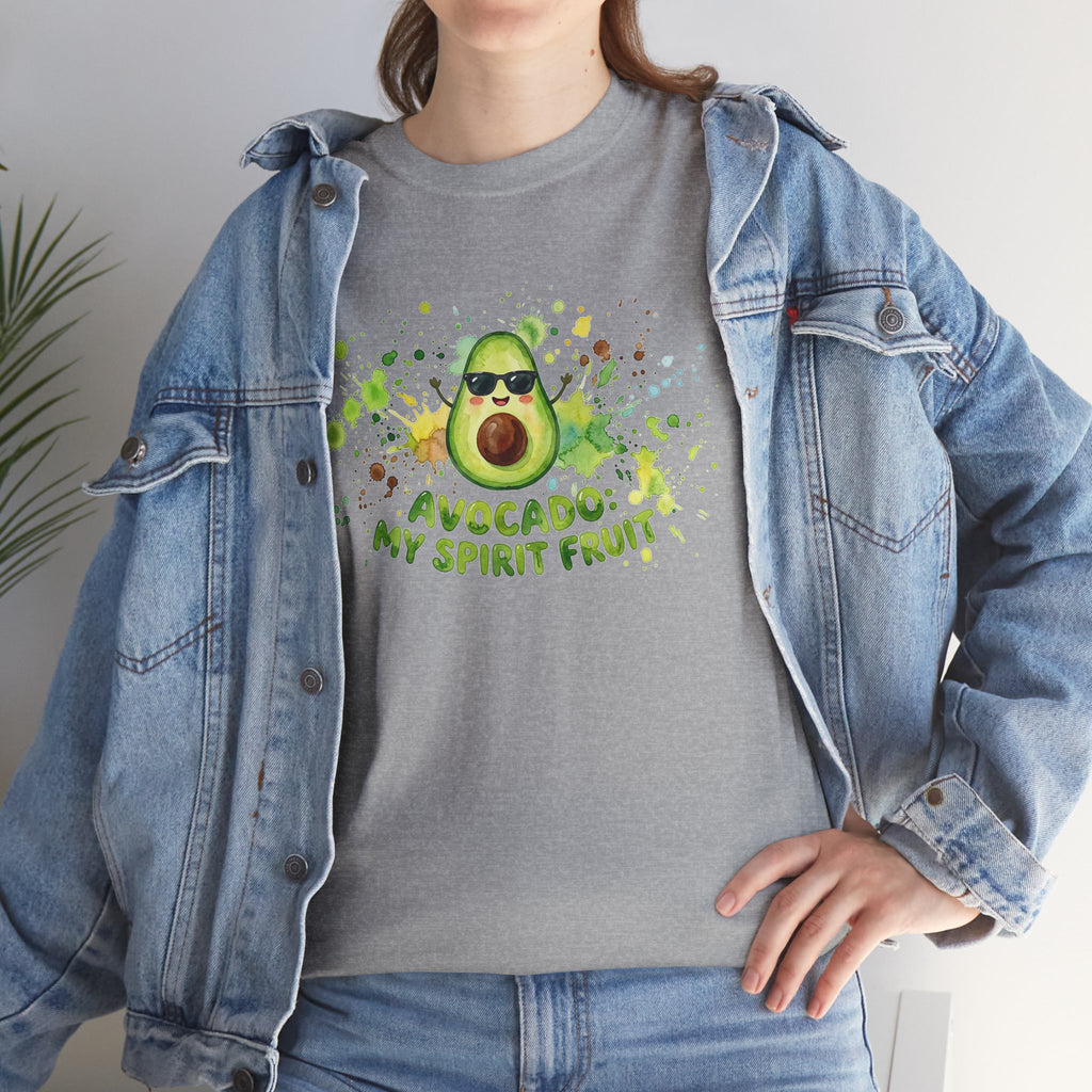 Avocado My Spirit Fruit T-Shirt — Funny Avocado Graphic Tee for Avocado Lovers