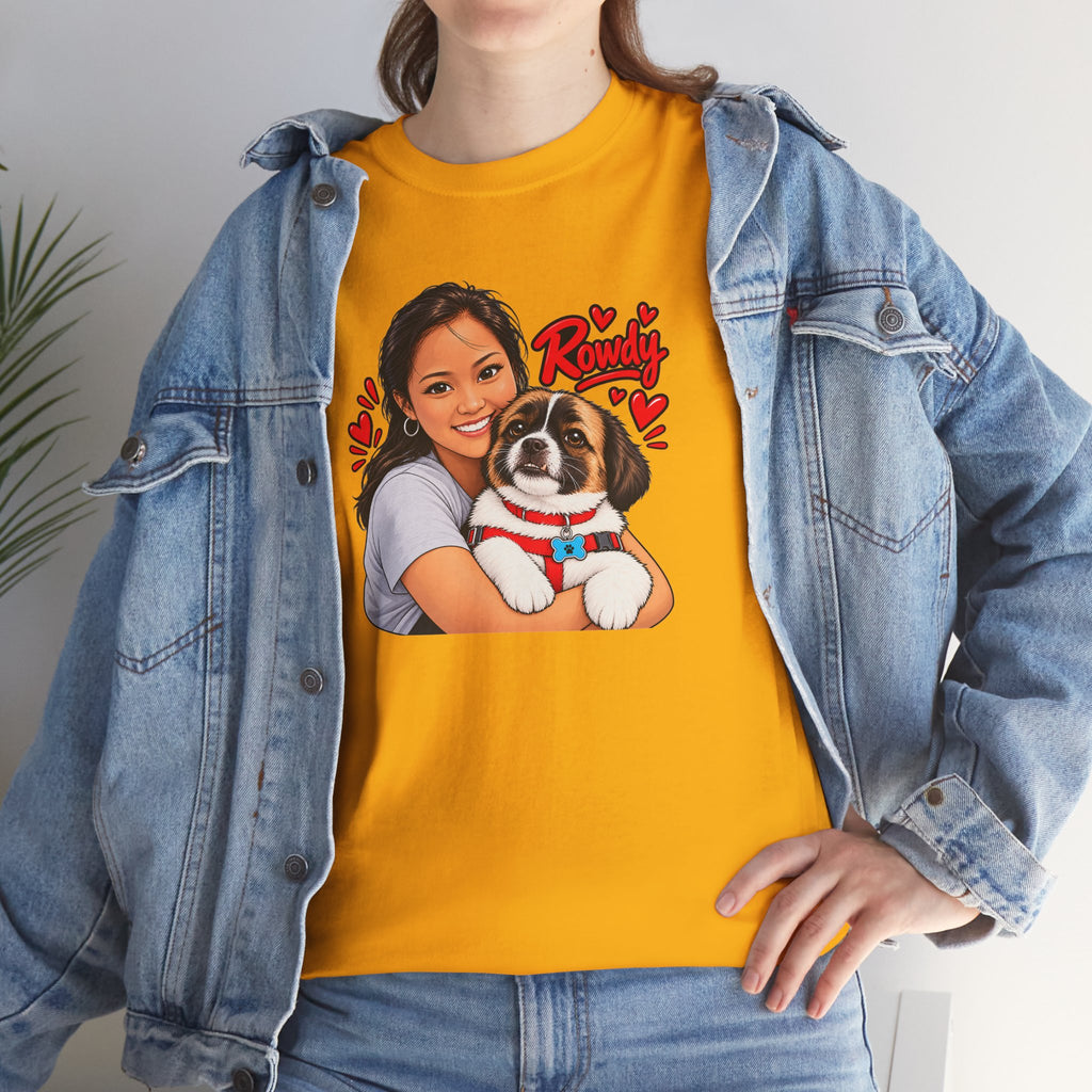 Personalized Dog Memorial Shirt - Custom Pet Photo & Name Tee | Pet Tribute Gift