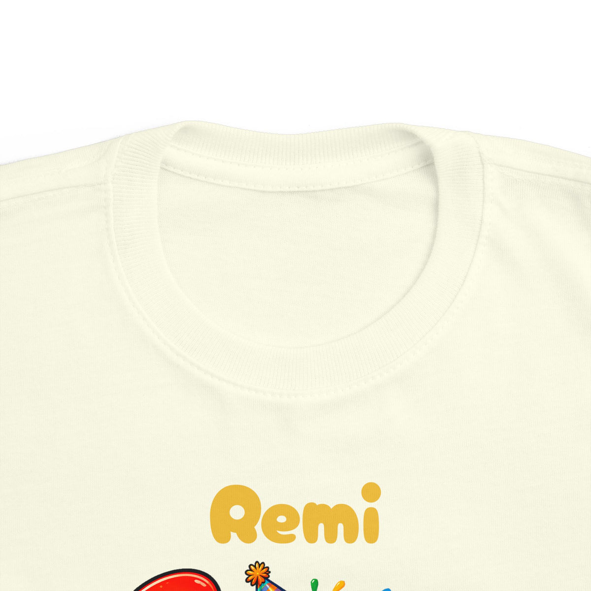 3rd Birthday Toddler Shirt – Remi 3 Rex Dinosaur Tee | Personalized