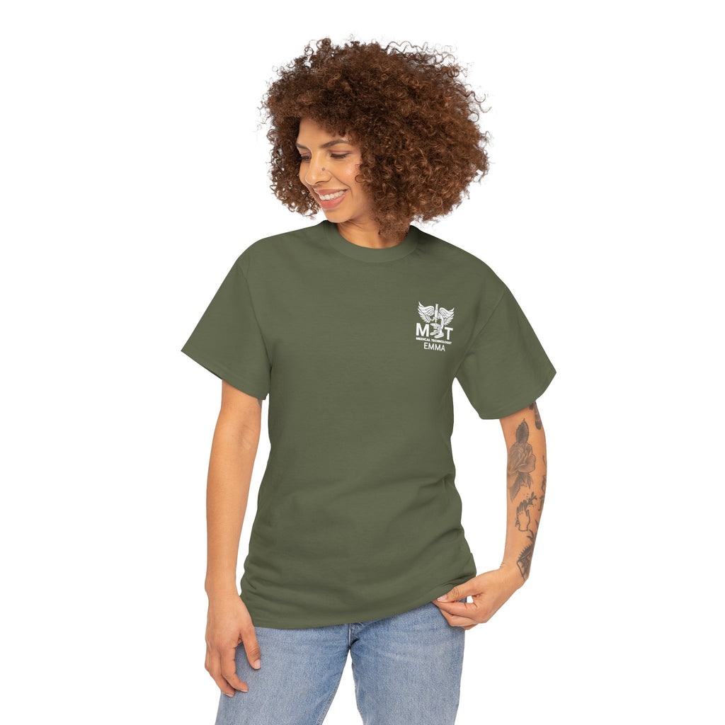 Medical Technologist Logo T‑Shirt — Personalized Name Graphic Tee