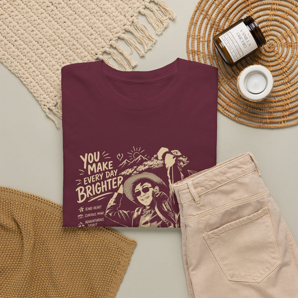 Vintage Cowboy Tee — "You Make Every Day Brighter / Proud of You" Inspirational Western T‑Shirt