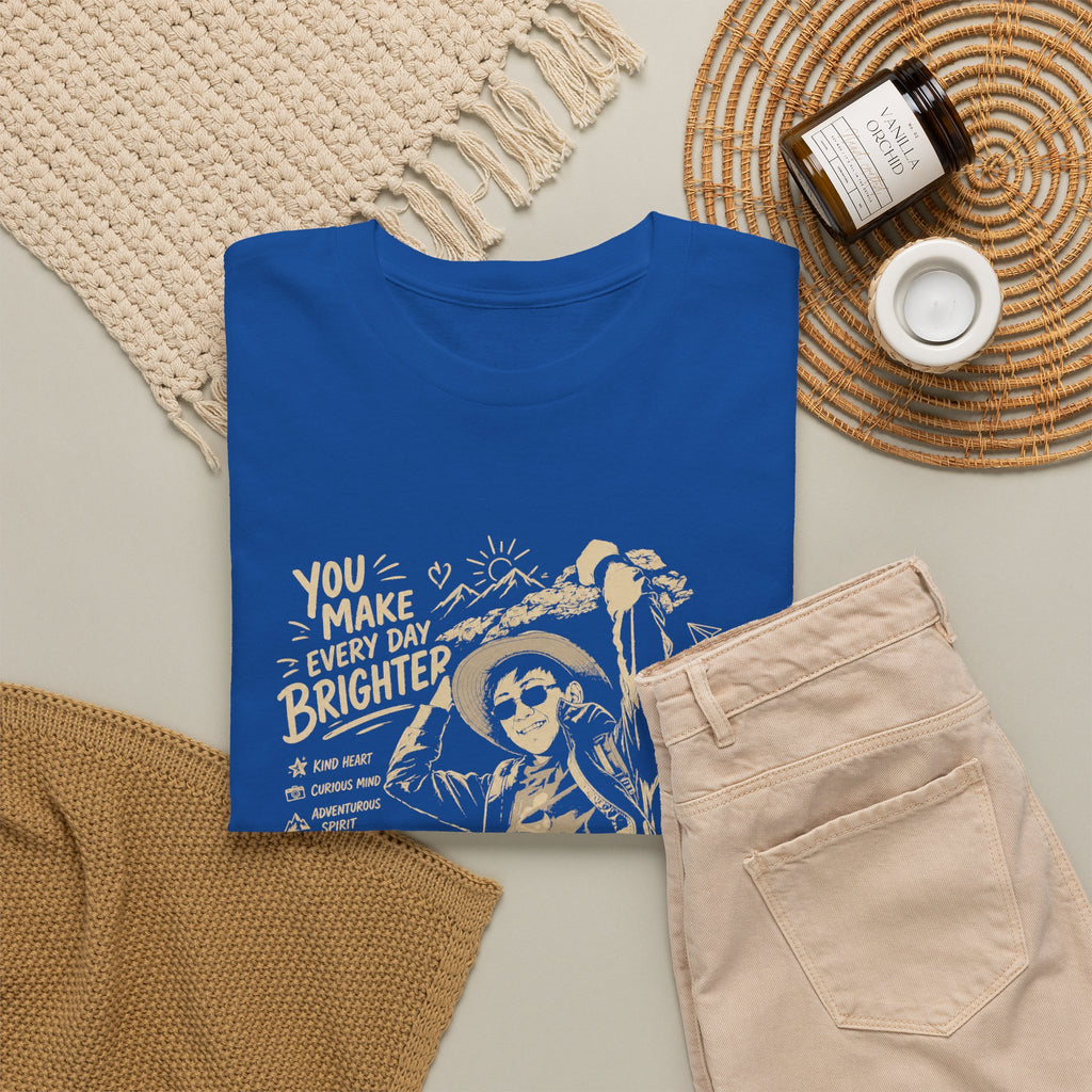 Vintage Cowboy Tee — "You Make Every Day Brighter / Proud of You" Inspirational Western T‑Shirt