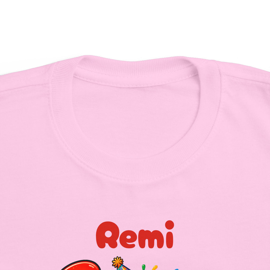 3rd Birthday Toddler Shirt – Remi 3 Rex Dinosaur Tee | Personalized