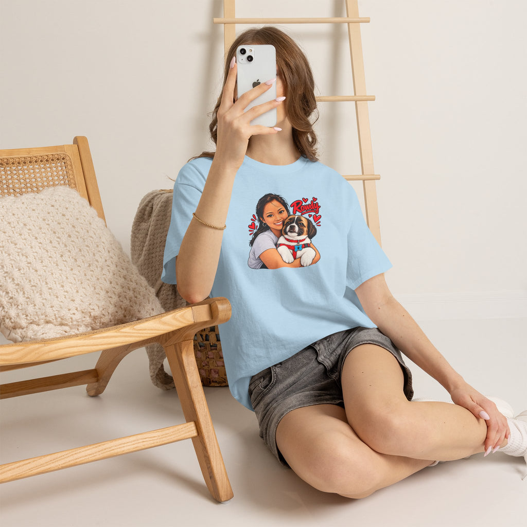Personalized Dog Memorial Shirt - Custom Pet Photo & Name Tee | Pet Tribute Gift