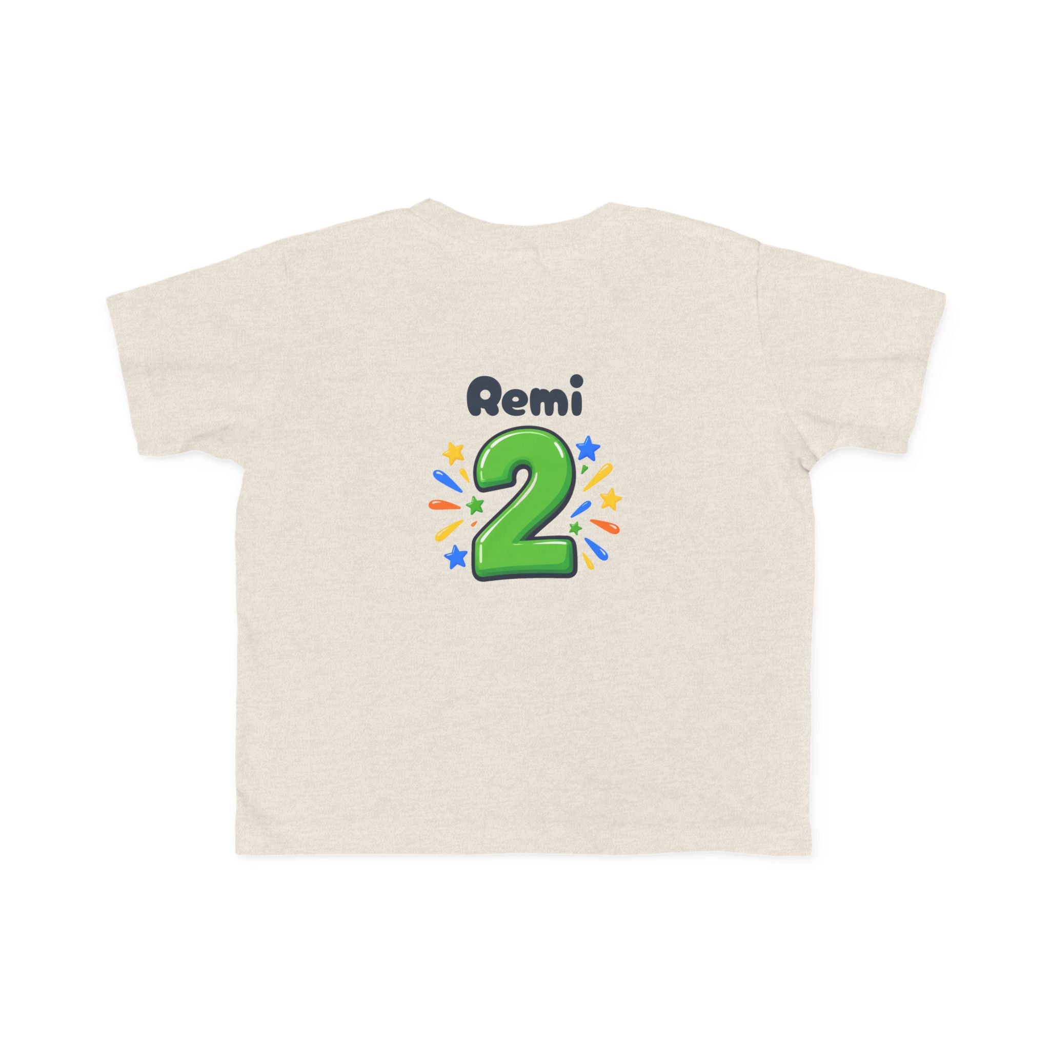 2nd Birthday Toddler Shirt – TWO LEGIT Dino Tee | Personalized