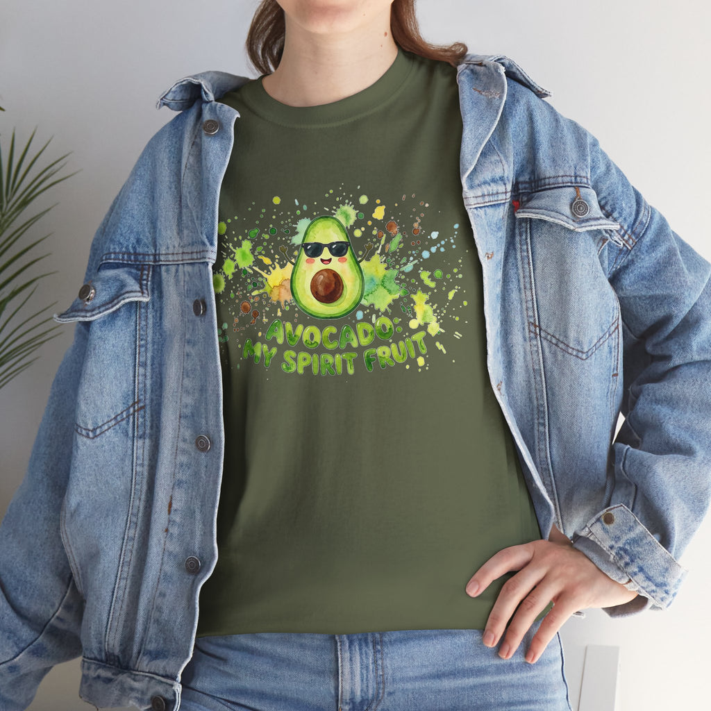 Avocado My Spirit Fruit T-Shirt — Funny Avocado Graphic Tee for Avocado Lovers