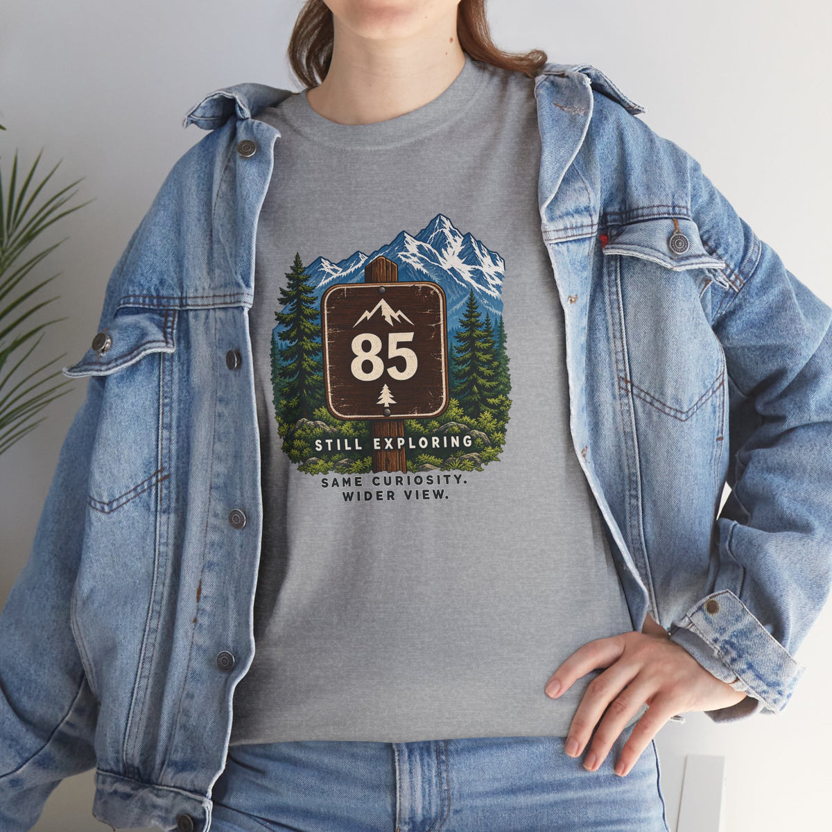 85th Birthday Shirt – Mountain Route 85 Outdoor Tee | Gift  Product Description