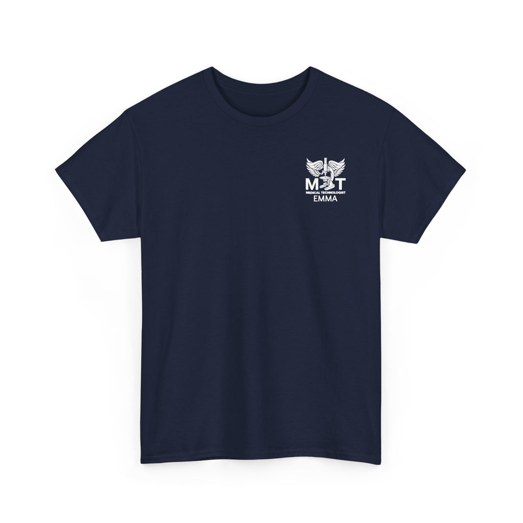 Medical Technologist Logo T‑Shirt — Personalized Name Graphic Tee