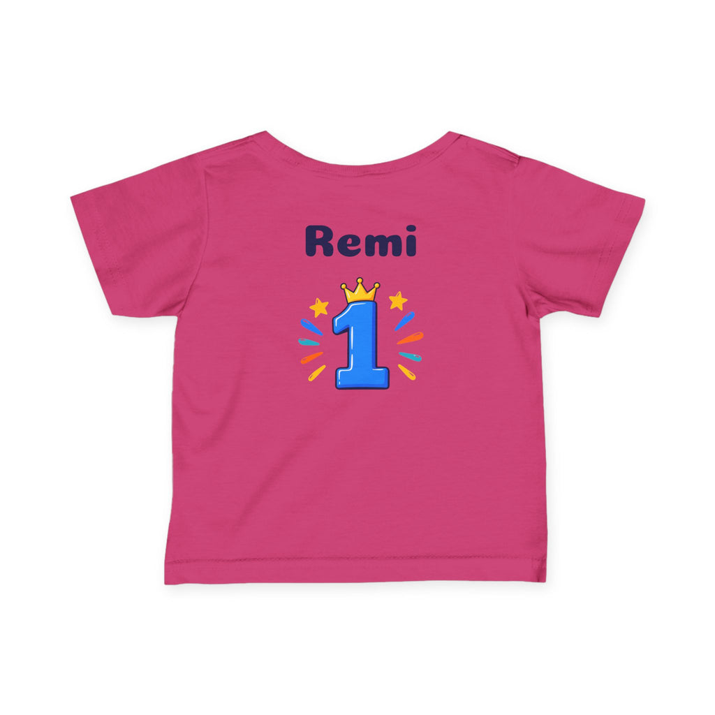 1st Birthday Infant Shirt – ONE-derful Bear Tee | Custom Name