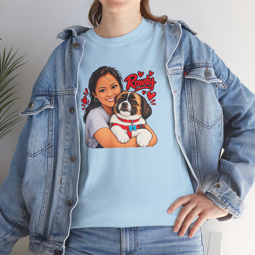 Personalized Dog Memorial Shirt - Custom Pet Photo & Name Tee | Pet Tribute Gift