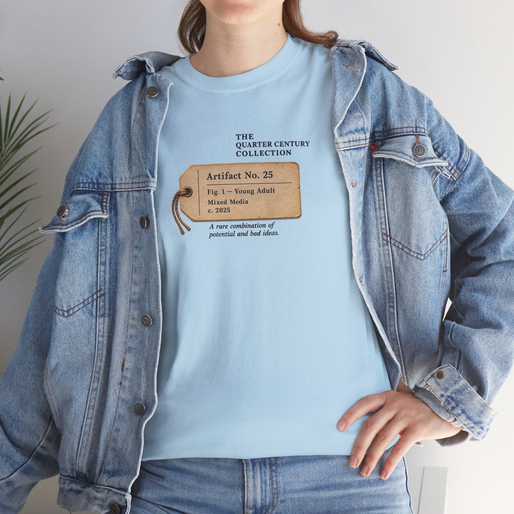 25th Birthday Shirt – Vintage Artifact No. 25 Tee | Birthday Gift