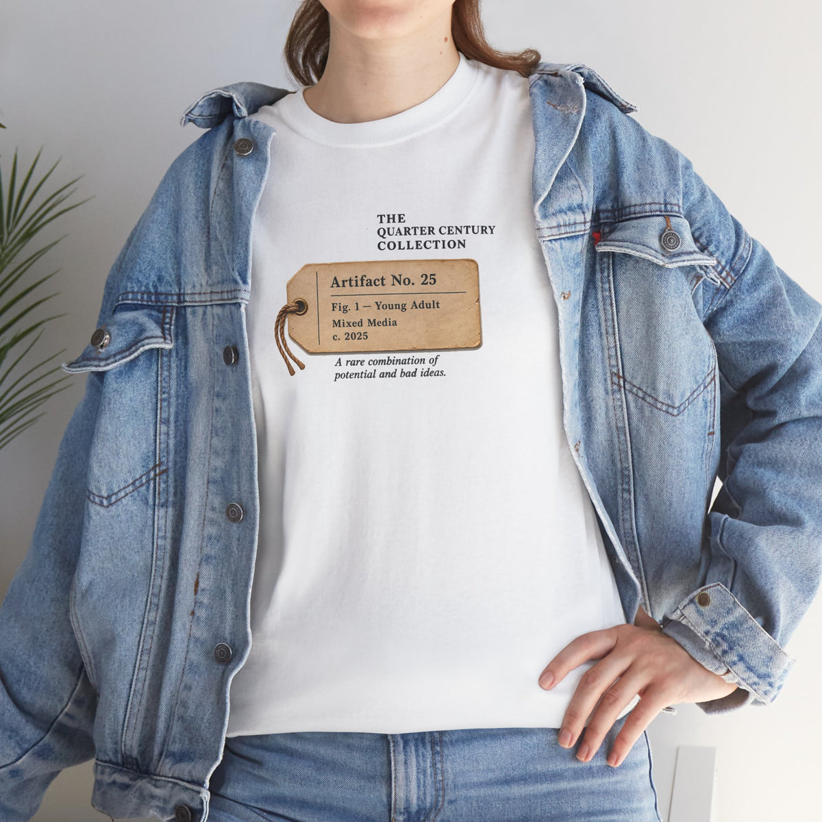 25th Birthday Shirt – Vintage Artifact No. 25 Tee | Birthday Gift