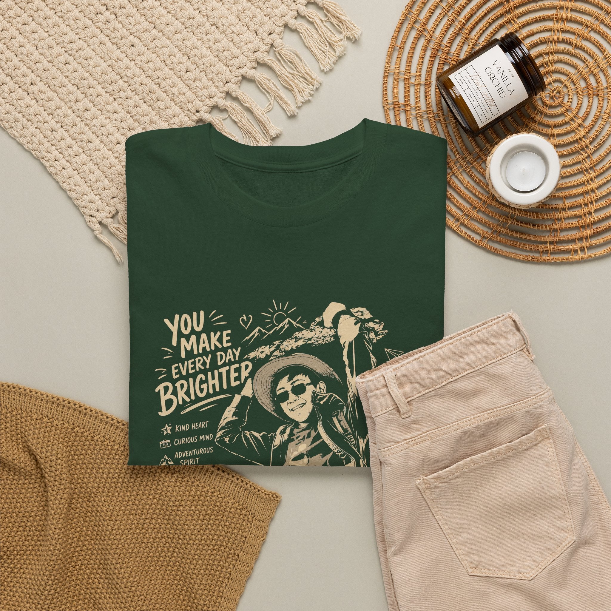 Vintage Cowboy Tee — "You Make Every Day Brighter / Proud of You" Inspirational Western T‑Shirt