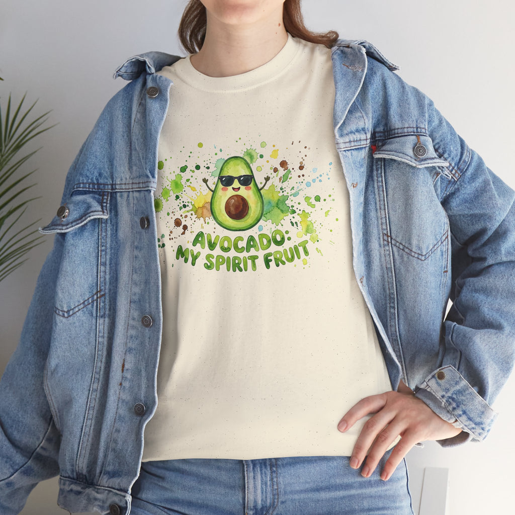 Avocado My Spirit Fruit T-Shirt — Funny Avocado Graphic Tee for Avocado Lovers