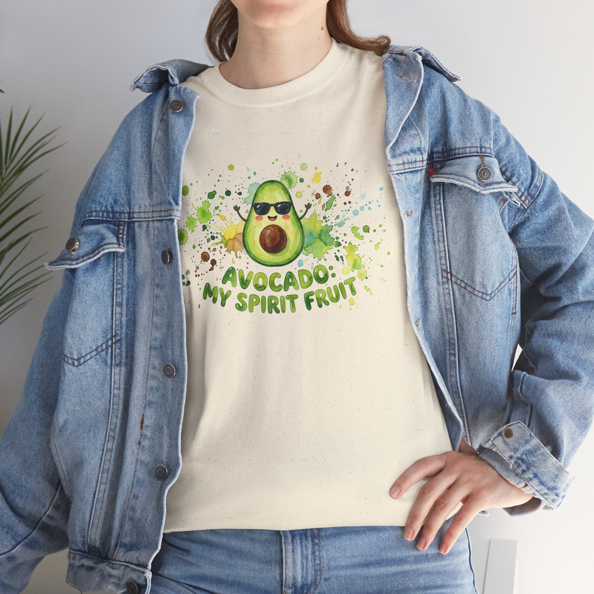 Avocado My Spirit Fruit T-Shirt — Funny Avocado Graphic Tee for Avocado Lovers