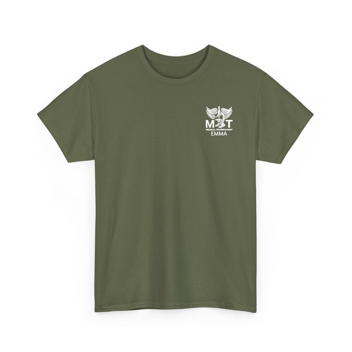 Medical Technologist Logo T‑Shirt — Personalized Name Graphic Tee
