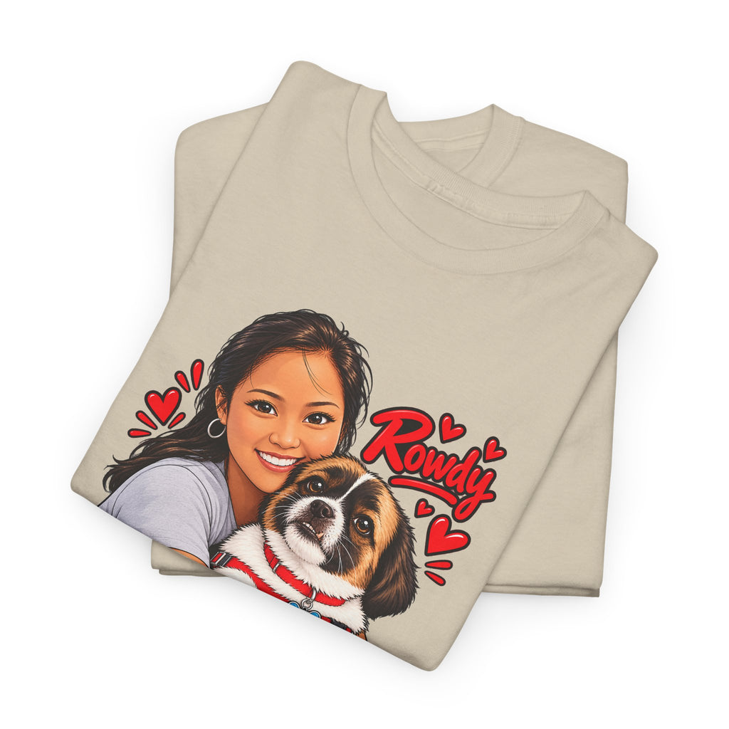 Personalized Dog Memorial Shirt - Custom Pet Photo & Name Tee | Pet Tribute Gift