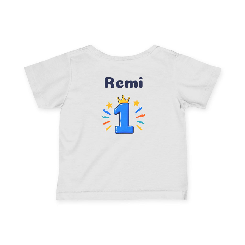1st Birthday Infant Shirt – ONE-derful Bear Tee | Custom Name