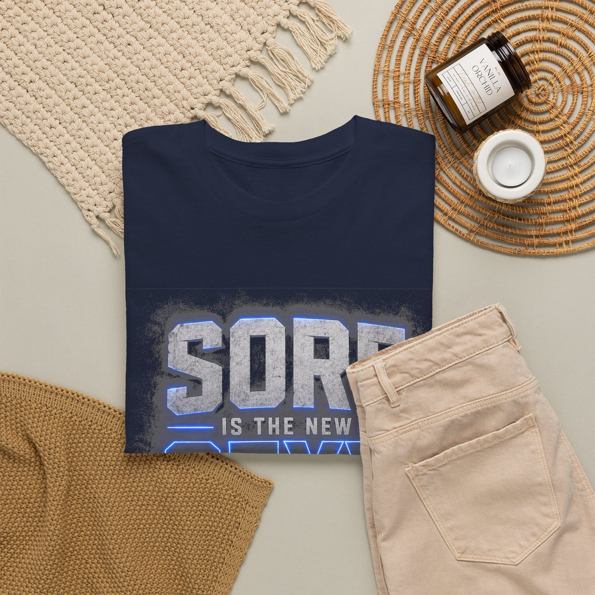 Sore Is The New Sexy T-Shirt | Funny Gym Workout Tee for Fitness Lovers & Weightlifters