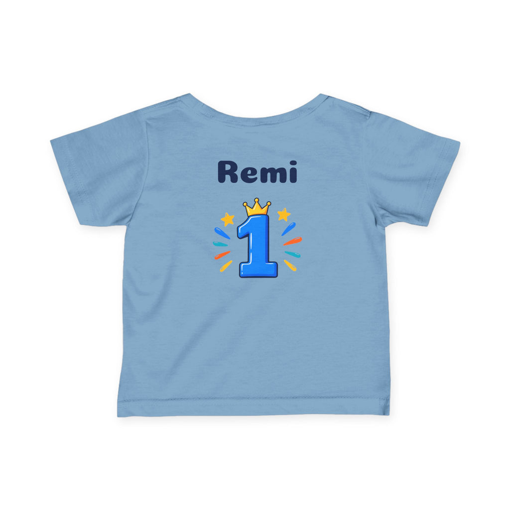 1st Birthday Infant Shirt – ONE-derful Bear Tee | Custom Name