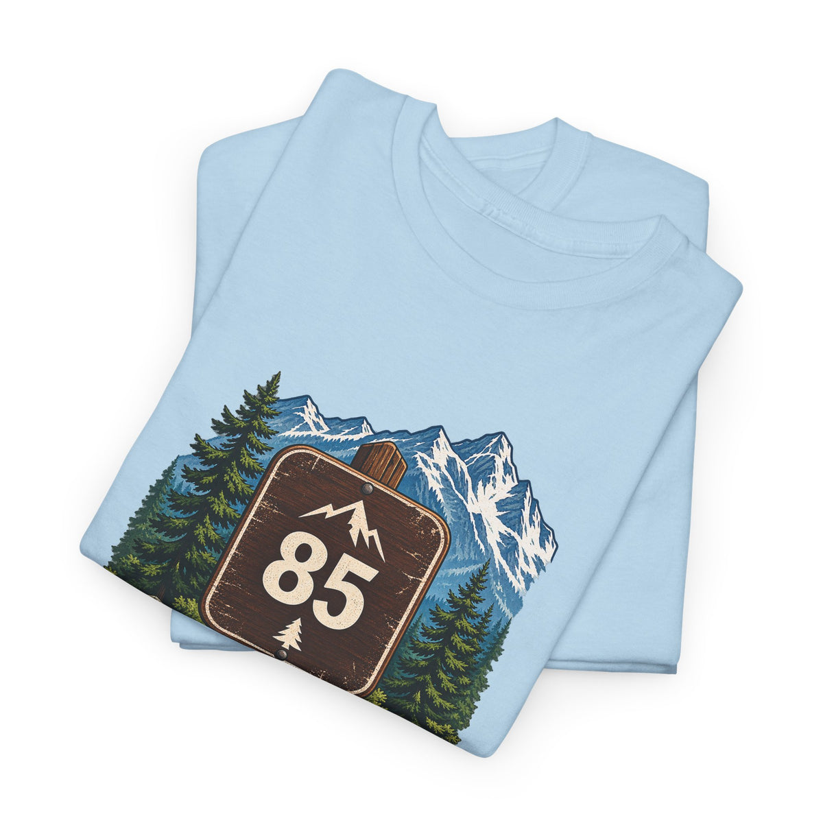 85th Birthday Shirt – Mountain Route 85 Outdoor Tee | Gift  Product Description
