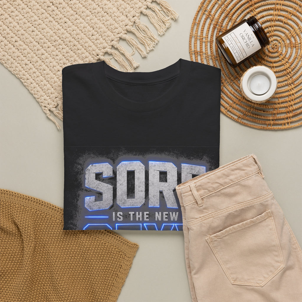 Sore Is The New Sexy T-Shirt | Funny Gym Workout Tee for Fitness Lovers & Weightlifters