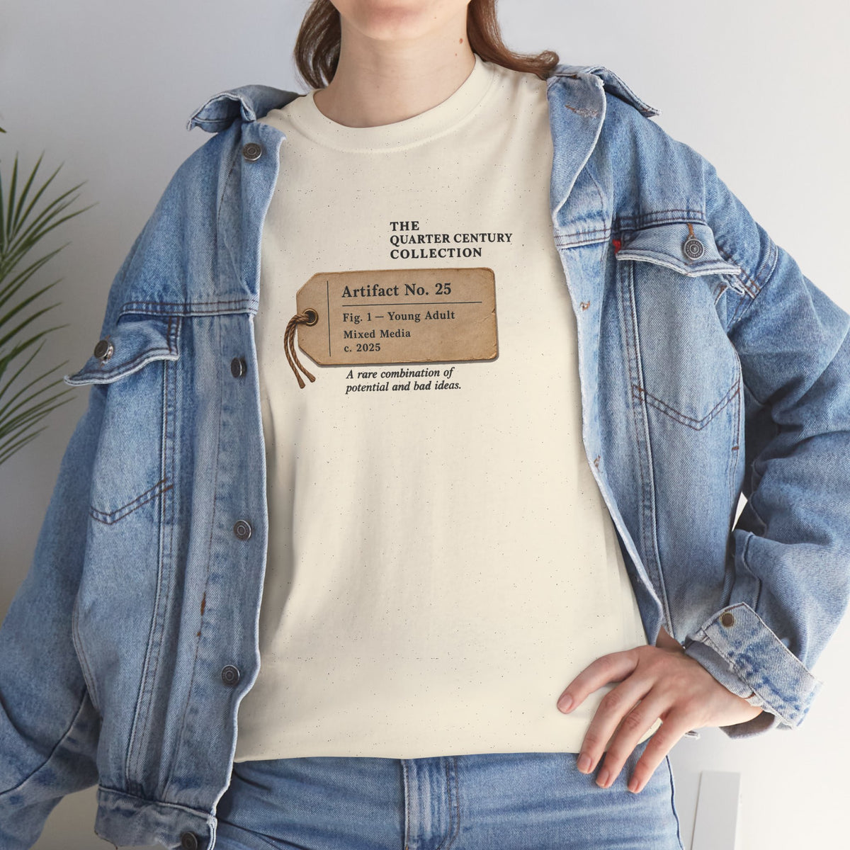 25th Birthday Shirt – Vintage Artifact No. 25 Tee | Birthday Gift