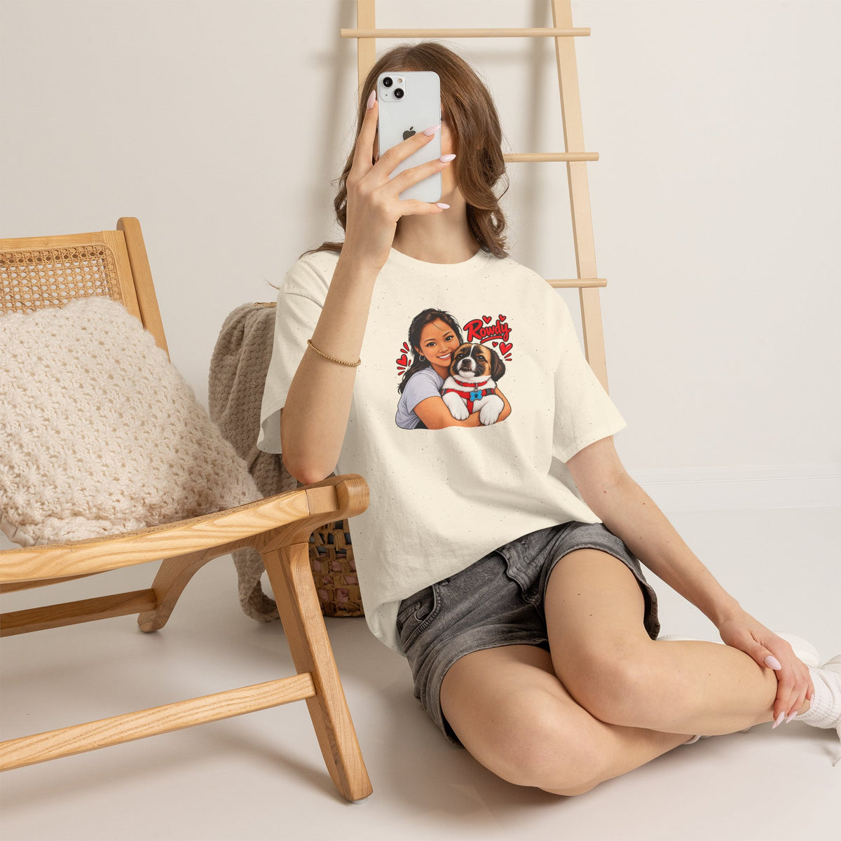 Personalized Dog Memorial Shirt - Custom Pet Photo & Name Tee | Pet Tribute Gift