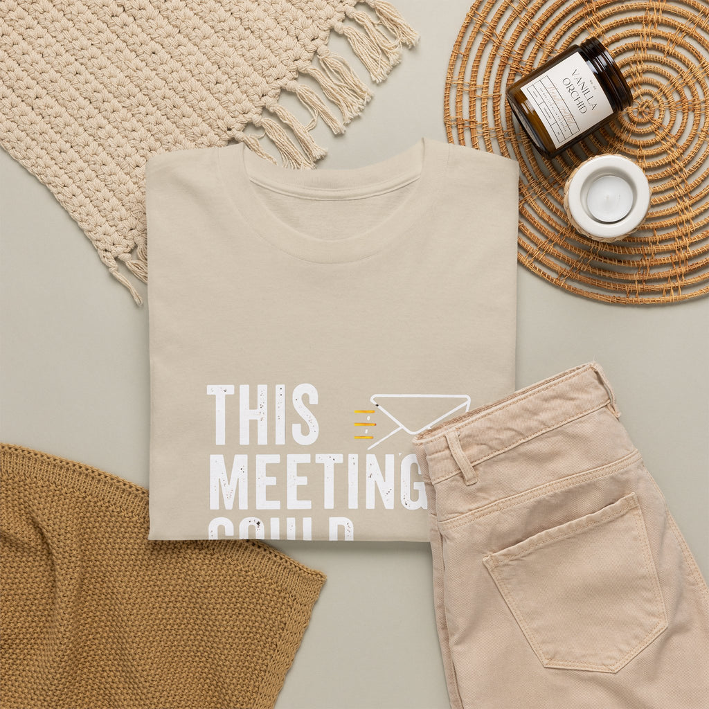 This Meeting Could Have Been an Email T-Shirt | Funny Office Shirt for Coworkers & Remote Workers