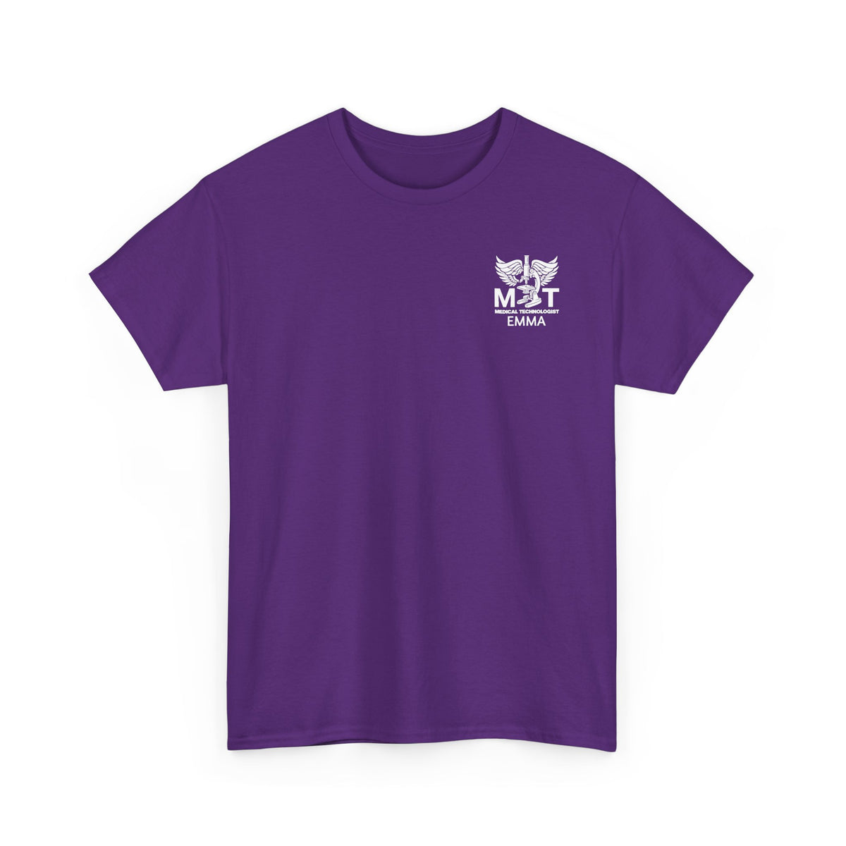 Medical Technologist Logo T‑Shirt — Personalized Name Graphic Tee