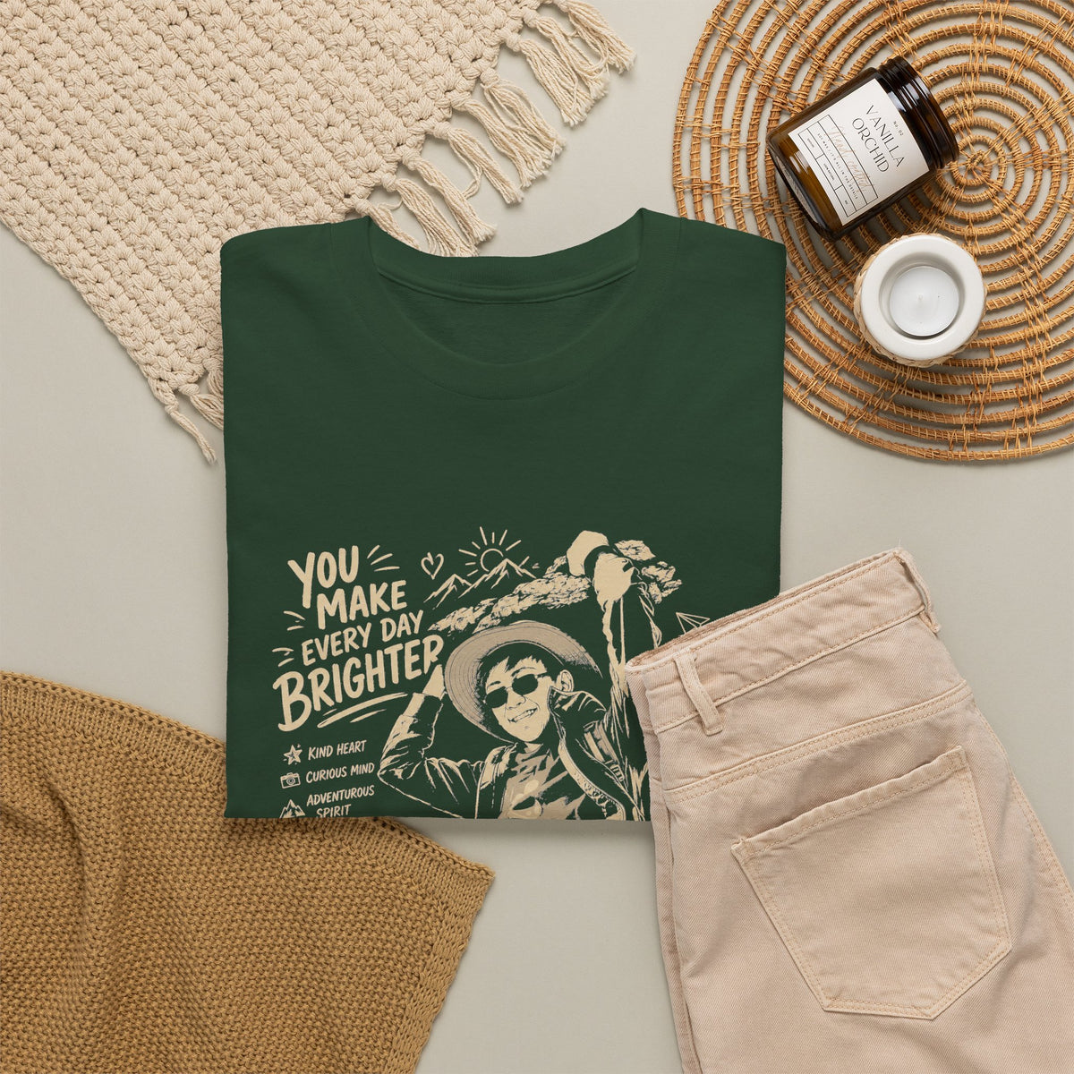 Vintage Cowboy Tee — "You Make Every Day Brighter / Proud of You" Inspirational Western T‑Shirt