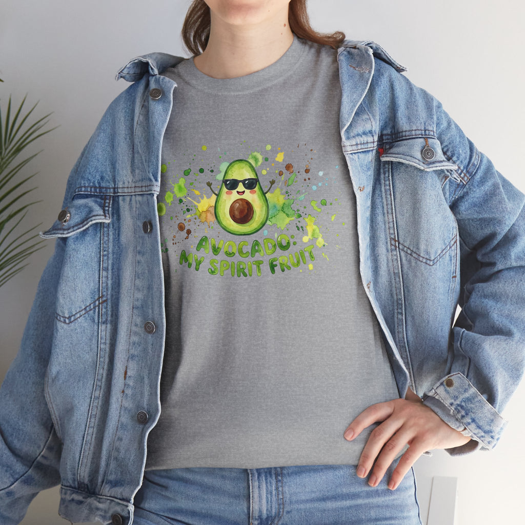 Avocado My Spirit Fruit T-Shirt — Funny Avocado Graphic Tee for Avocado Lovers