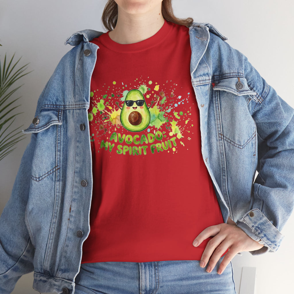 Avocado My Spirit Fruit T-Shirt — Funny Avocado Graphic Tee for Avocado Lovers