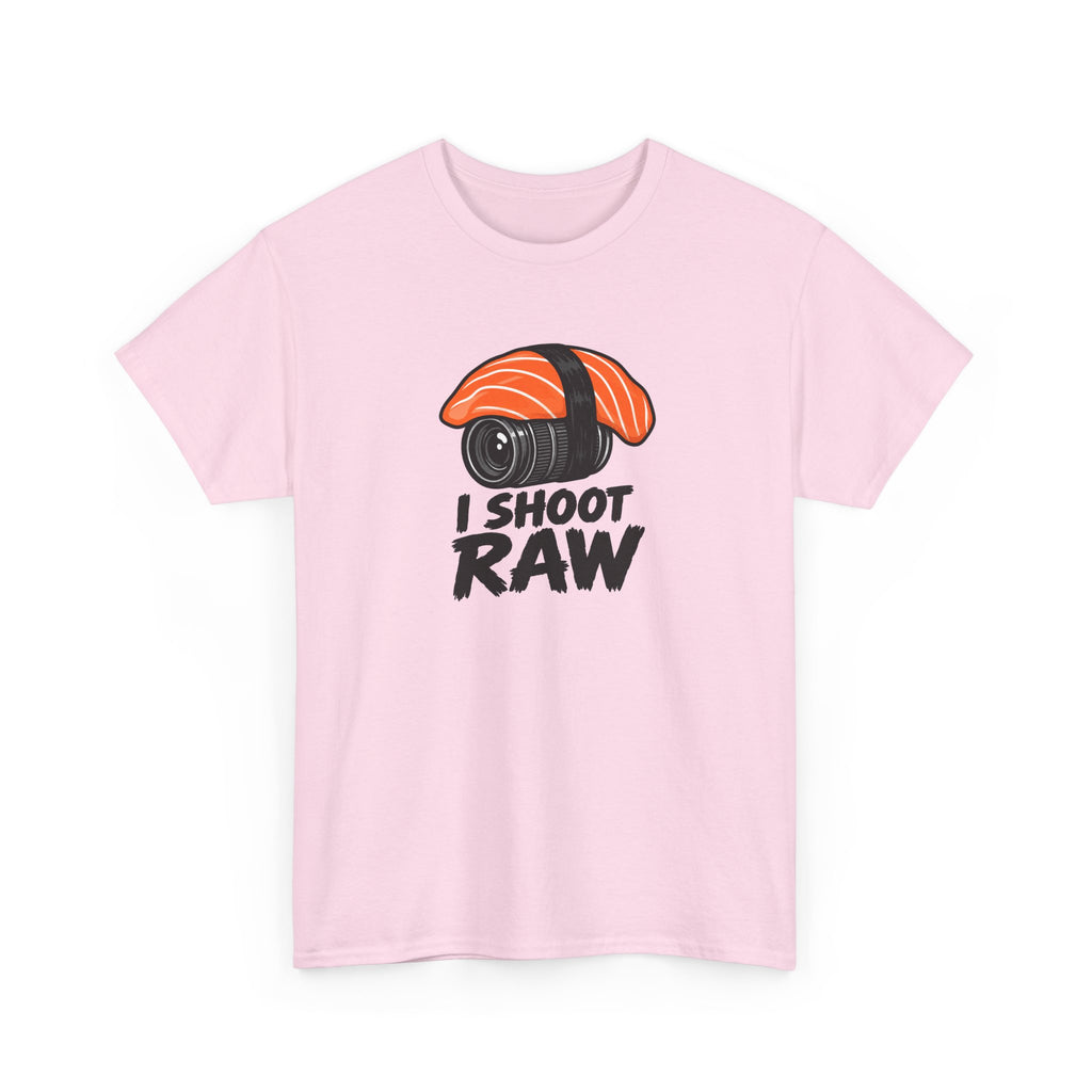 Funny Photographer T-Shirt - I Shoot Raw Sushi Camera Tee | Photography Gift